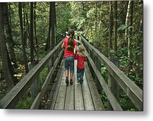 Walk Metal Print featuring the photograph Best Friends by Nick Mares