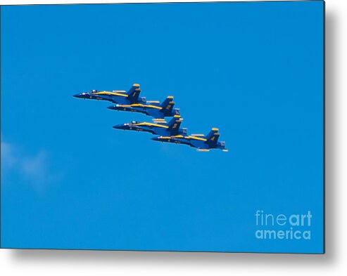 Blue Angels Metal Print featuring the photograph Blue Angels by Mark Dodd