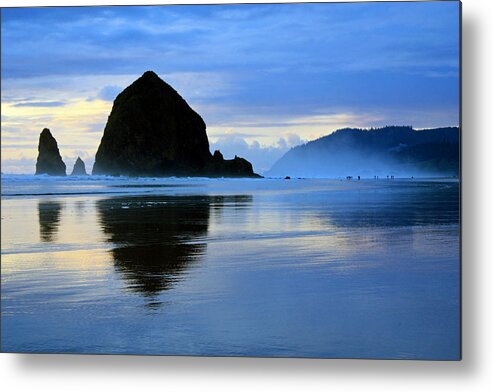 Beach Metal Print featuring the photograph Blue by Kami McKeon