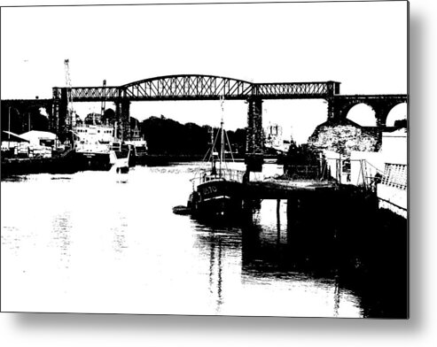 Drogheda Metal Print featuring the photograph Bridge on the Boyne by Norma Brock