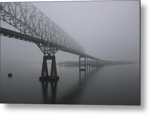 Sold Metal Print featuring the photograph Bridge to Nowhere by Shelley Neff
