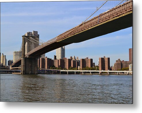 Brooklyn Metal Print featuring the photograph Brooklyn Bridge1 by Zawhaus Photography