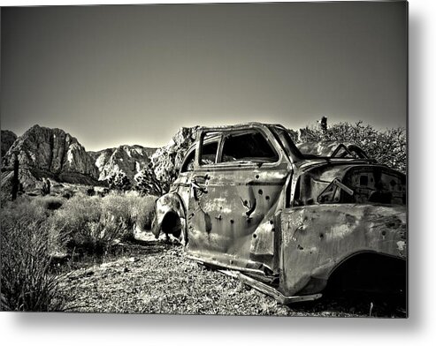 Chevy Metal Print featuring the photograph Bullet Nights by Mark Ross