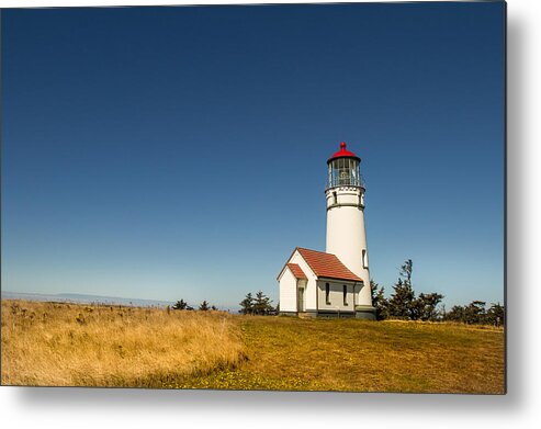 Lighthouse Metal Print featuring the photograph Cape Blanco Lighthouse by Randy Wood
