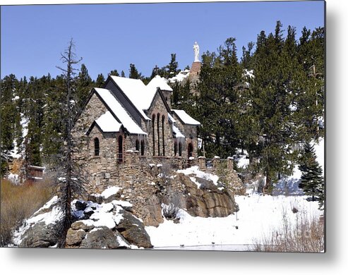 Church Metal Print featuring the photograph Chapel on the Rocks No. 3 by Dorrene BrownButterfield