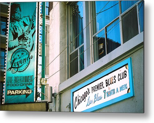 Music Metal Print featuring the photograph Buddy Guy's by Claude Taylor