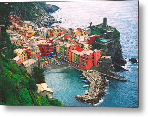 Italy Metal Print featuring the photograph Cinque Terre by Claude Taylor