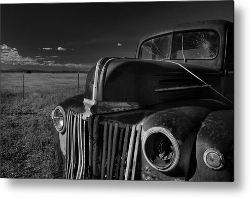 Abandoned Metal Print featuring the photograph Classic Rust by Ron Cline