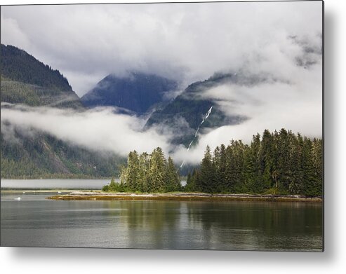 Mp Metal Print featuring the photograph Coastline, Endicott Arm, Inside by Konrad Wothe