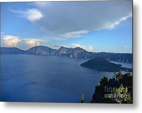Crater Lake Metal Print featuring the photograph Crater Lake by Cassie Marie Photography