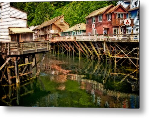 Alaska Metal Print featuring the photograph Creek Street by Jarrod Erbe