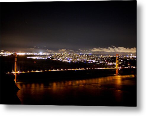 Golden Gate Metal Print featuring the photograph Crystal Clear by David Armentrout