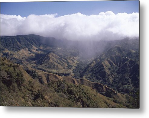 Mp Metal Print featuring the photograph Deforested Hills, Monteverde Cloud by Michael & Patricia Fogden