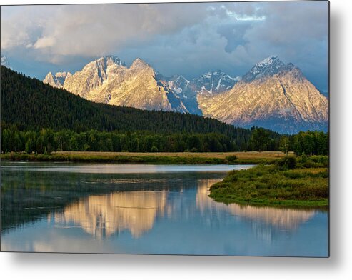 Jackson Hole Metal Print featuring the photograph Dramatic Sunrise by D Robert Franz