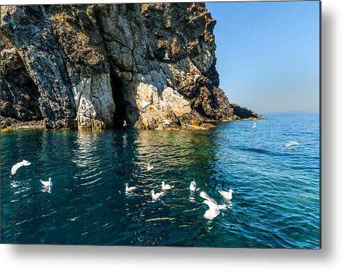 Isola D'elba Metal Print featuring the photograph ELBA ISLAND - Seagulls coast 3 - - Costa dei Gabbiani 3 - ph Enrico Pelos by Enrico Pelos