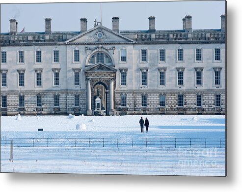 Building Metal Print featuring the photograph English winter by Andrew Michael