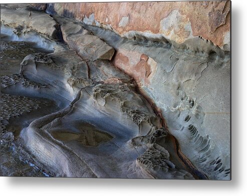 Malaspina Metal Print featuring the photograph Eroded Rock Formation 7 by David Kleinsasser