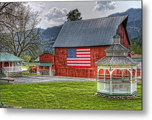 Hdr Metal Print featuring the photograph Feeling Patriotic by Brad Granger
