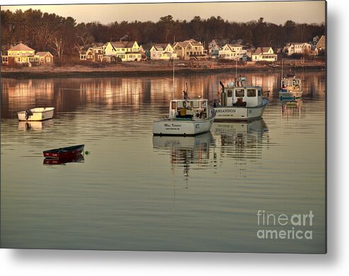 Cape Porpoise Metal Print featuring the photograph Follow the Leader by Brenda Giasson