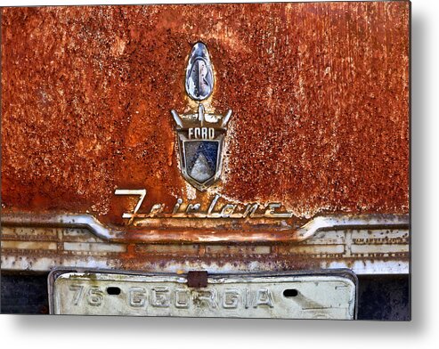 Ford Metal Print featuring the photograph Ford Fairlane by Tom and Pat Cory