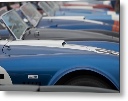 Ford Shelby Cobras Metal Print featuring the photograph Ford Shelby Cobras by Jill Reger