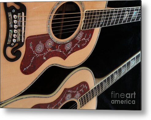 Guitar Metal Print featuring the photograph Gibson sj200 by Edward R Wisell