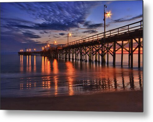Golita Metal Print featuring the photograph Goleta Pier by Beth Sargent