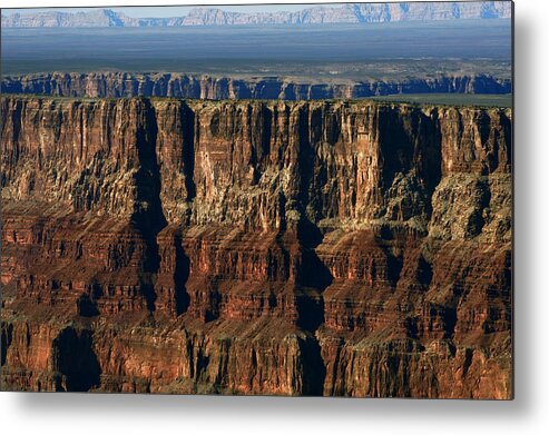 Grand Canyon Metal Print featuring the photograph Grand Canyon Cliffs III by Julie Niemela