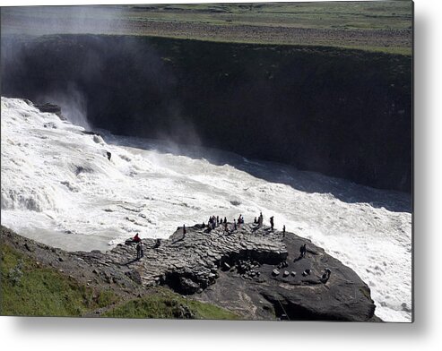 Iceland Metal Print featuring the photograph Gullfoss by David Harding