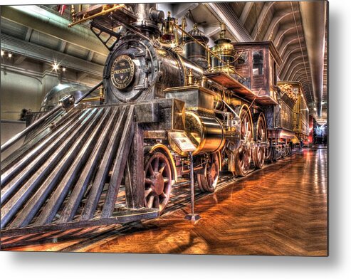  Metal Print featuring the photograph Henry Ford Museum Train Dearborn MI by Nicholas Grunas