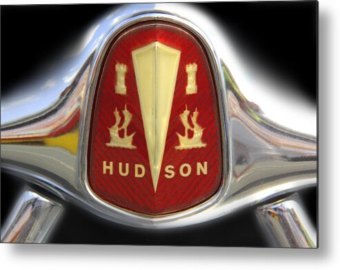 Hudson Metal Print featuring the photograph Hudson Grill Ornament by Mike McGlothlen