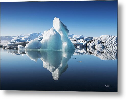 Glacier Metal Print featuring the photograph I C E B E R G by Andrew Dickman