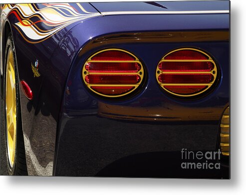 Corvette Metal Print featuring the photograph Indy Pace Car by Dennis Hedberg