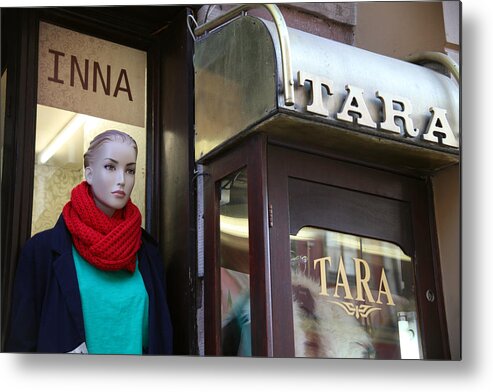  Metal Print featuring the photograph Inna's Store by Jez C Self