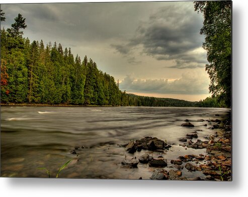 Green Mantle Metal Print featuring the photograph Kaministiquia River by Jakub Sisak