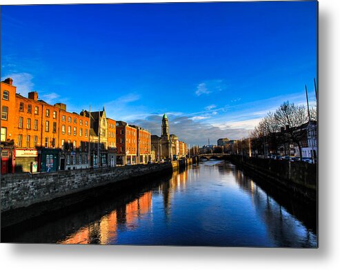 River Metal Print featuring the photograph Liffey River by Justin Albrecht