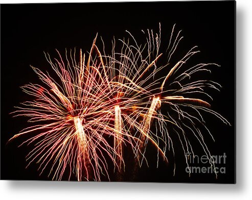 Fireworks Metal Print featuring the photograph Light painting by Agusti Pardo Rossello
