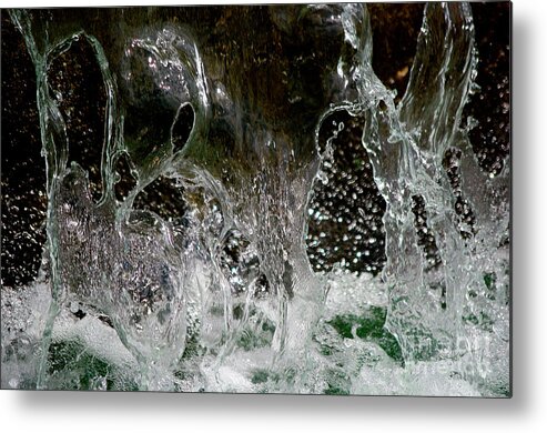 Photography Metal Print featuring the photograph Liquid Art by Vicki Pelham