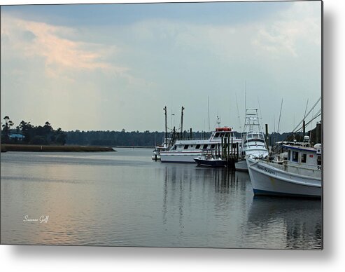 Boat Metal Print featuring the photograph Little River Scenic III by Suzanne Gaff