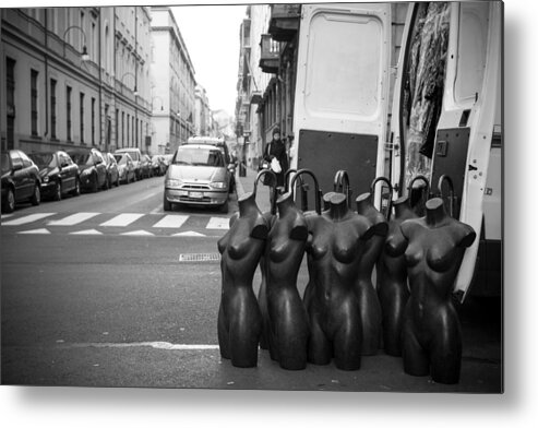 Italia Metal Print featuring the photograph Mannequins by Sonny Marcyan