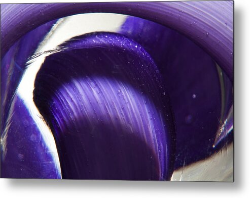 Glass Metal Print featuring the photograph Marble Wilkerson Glass 3 by John Brueske