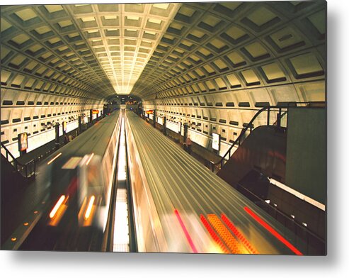 Metro Metal Print featuring the photograph Metro by Claude Taylor