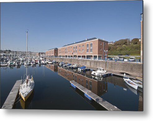 Milford Haven Marina Metal Print featuring the photograph Milford Haven Marina 2 by Steve Purnell