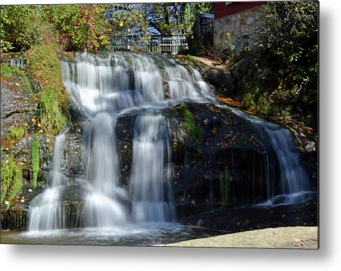 Waterfall Metal Print featuring the photograph Mill Shoals falls by Bill Hosford