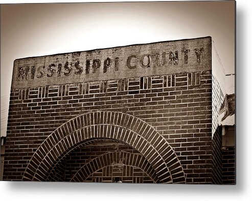 Missco Metal Print featuring the photograph MissCo High School in Arkansas by KayeCee Spain