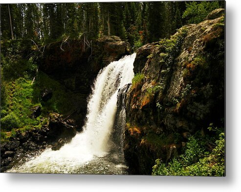 Waterfalls Metal Print featuring the photograph Moose Falls by Jeff Swan