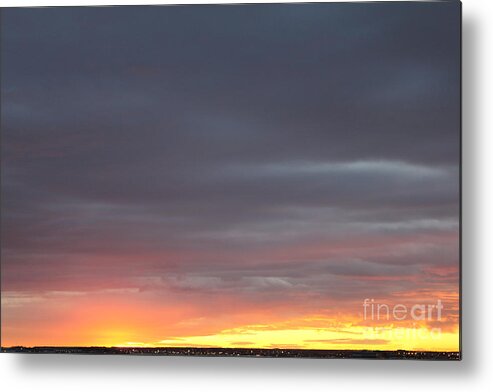Landscape Metal Print featuring the photograph Morning Sunrise by Donna L Munro