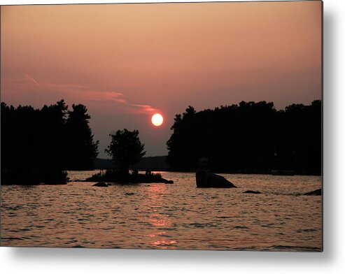 Water Metal Print featuring the photograph Muskoka Sunset by Dr Carolyn Reinhart