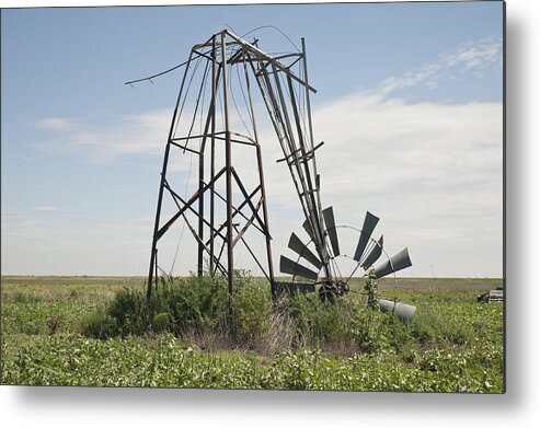 Abandoned Metal Print featuring the photograph Nature's Mercy by Melany Sarafis