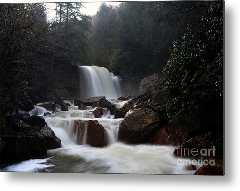 Waterfall Metal Print featuring the photograph North Forks Waterfalls by Dan Friend